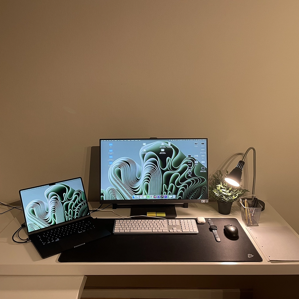 Photographie de mon bureau